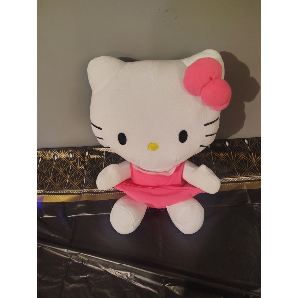 Sanrio Hello Kitty Plush Stuffed Animal Pink Dress Bow The Northwest Group